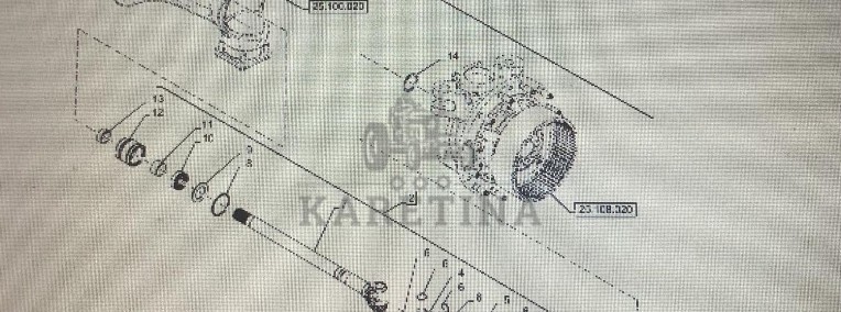 CASE OPTUM 270 OŚ PRZEDNIA-PÓŁOŚ/CZĘŚĆ 47761271/47761272/ CASE OPTUM 250 270 300-1