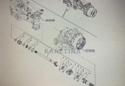 CASE OPTUM 270 OŚ PRZEDNIA-PÓŁOŚ/CZĘŚĆ 47761271/47761272/ CASE OPTUM 250 270 300