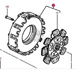 Massey Ferguson 3690 Sprzęgło Dwustopniowe CZĘŚCI 3713264M91