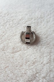 Nowe małe kolczyki okrągłe srebrny kolor unisex-2