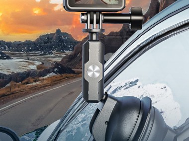 Uchwyt samochodowy przyssawka do GoPro na telefon-1