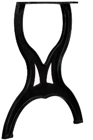 vidaXL Nogi do stołu jadalnianego, 2 szt., kształt litery X, żeliwo245432-2