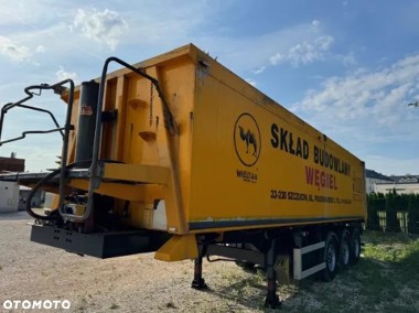 WYWROTKA 42m3 aluminium oś SAF podnoszona tarcza .b ŁADNA-1