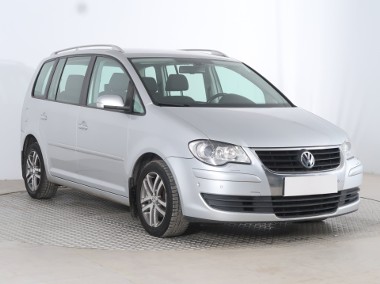 Volkswagen Touran I , Salon Polska, Xenon, Klimatronic, Tempomat, Parktronic,-1