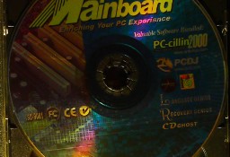 Dwie płyty CD z oprogramowaniem płyty głównej komputera
