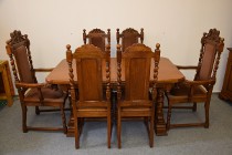 stół rozkładany i 6 krzeseł - meble gdańskie
