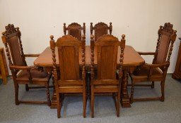 stół rozkładany i 6 krzeseł - meble gdańskie