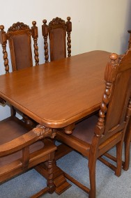 stół rozkładany i 6 krzeseł - meble gdańskie-2