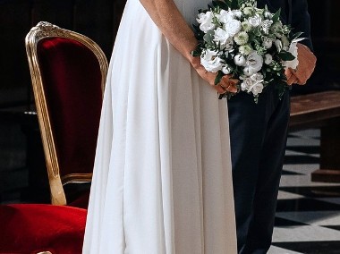 Suknia ślubna - rozmiar 36, na wzrost ok 170cm-1