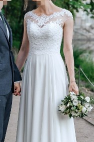 Suknia ślubna - rozmiar 36, na wzrost ok 170cm-2