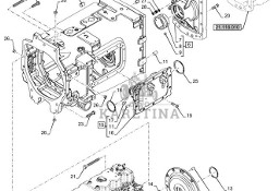 New Holland T6070 Korpus przekładni 48026301