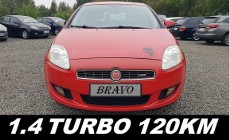 Fiat Bravo II 1.4 T-JET 120KM 100% BEZWYPADEK OryginalnyPrzebieg OPŁACONY Zadbany