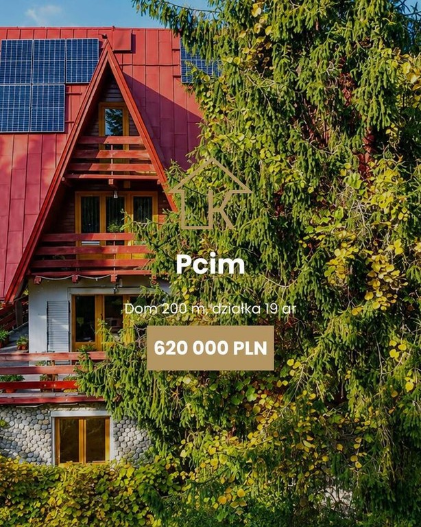 Dom na sprzedaż, 7 pokoi, 197 m², Pcim