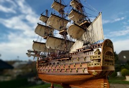 Drewniana Replika statku ROYAL LOUIS 95cm Rarytas idealny na prezent
