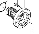Claas Jaguar 810 820 830 860 880 900 Piasta Górnego Walca Tylnego 0009844490