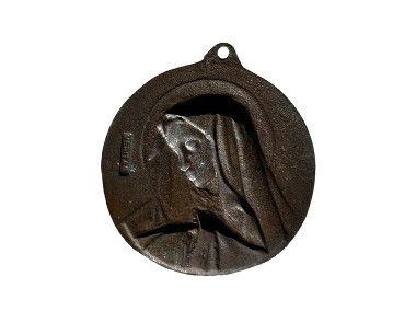 Matka Boska - Veritas - medalion z brązu-2