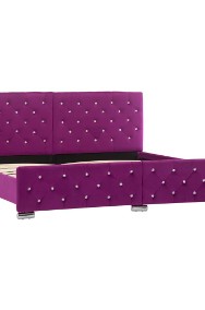 vidaXL Rama łóżka, fioletowa, tapicerowana tkaniną, 180 x 200 cm286822-2