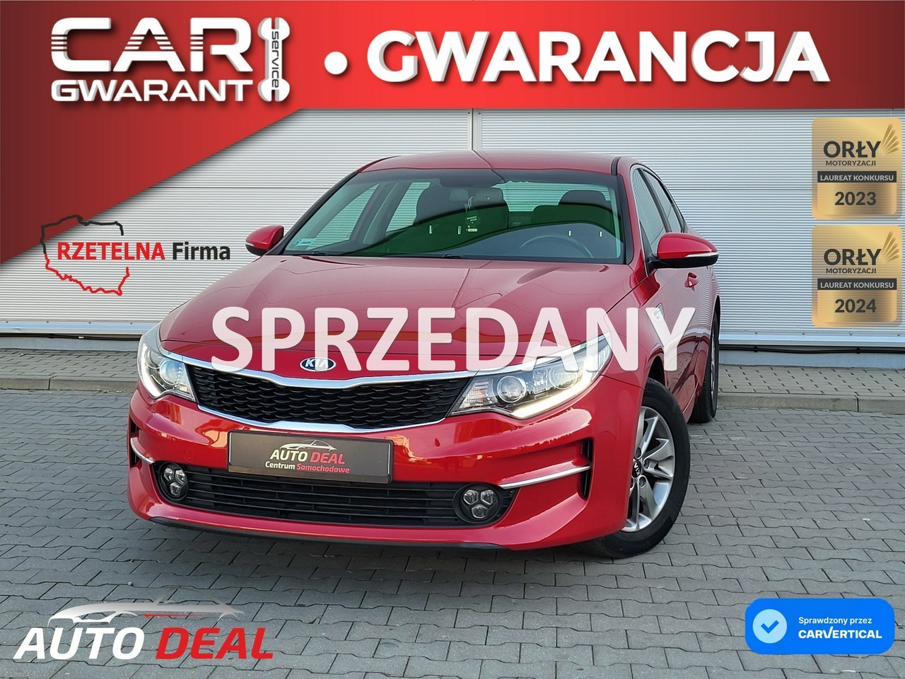 Kia Optima IV 2.0i, 163KM, Salon Polska, Bezwypadek, Super Stan, AUTO DEAL Piła