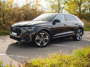 Audi Q8 , 1. Właściciel, Serwis ASO, 286 KM, Automat, Skóra, Navi,-1