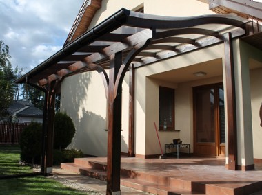 Konstrukcja wiaty 400cm x 350cm taras poliwęglan pergola-1