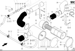 Claas Lexion 600 KRÓCIEC ZASYSANIA 0007435191 (Układ filtrowania powietrza)