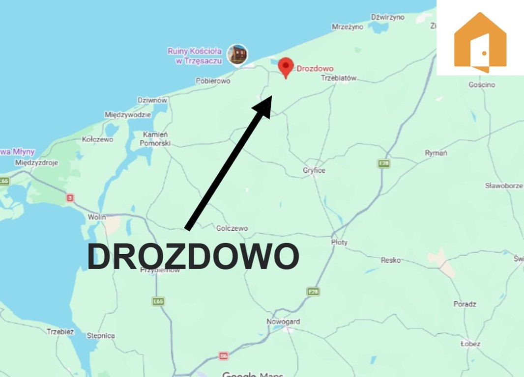 DZIAŁKA 3000 m²+ MUROWANA STODOŁA ok 6km od morza - Widok 3