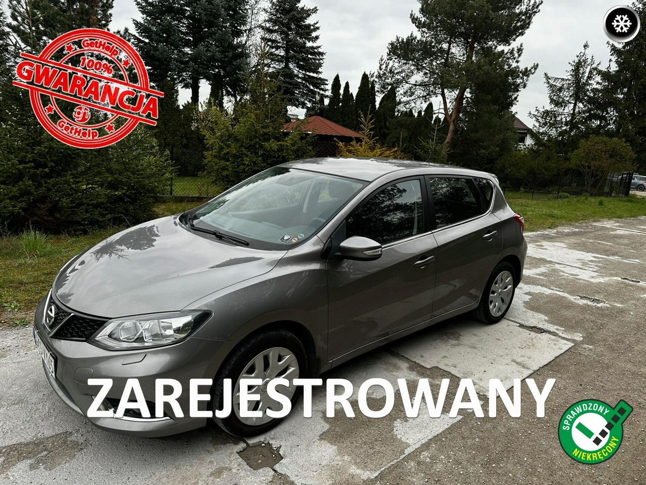 Nissan Pulsar I 1.2 115KM Benzyna Zarejestrowany Klimatyzacja Gwarancja