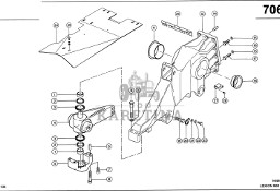 Claas Lexion 580 RAMA LE 0007642262 (Gumowa półgąsienica; rama)
