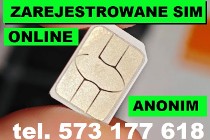 Zarejestrowane startery telefoniczne karty SIM aktywne polskie sieci Olsztyn