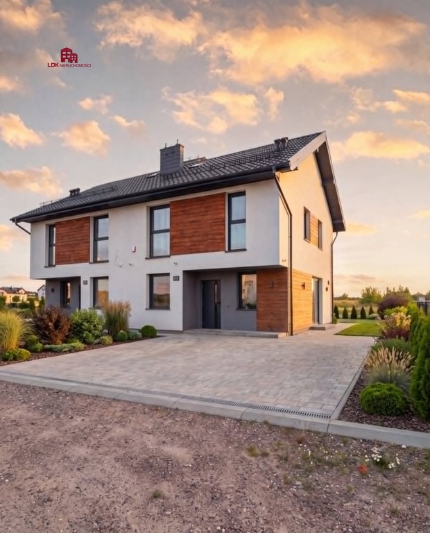 Nowoczesne domy Glincz | 103 m² | Ogród 557,5 m²