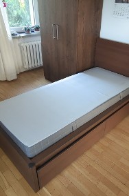 Łóżko Malm Ikea 90x200 cm + dno łóżka Luroy-2