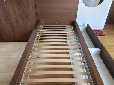 Łóżko Malm Ikea 90x200 cm + dno łóżka Luroy-1
