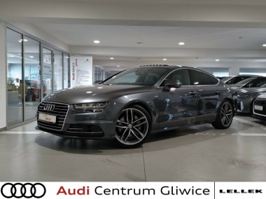 Audi A7 II Sline HUD Panorama Pneumatyka PhoneBox Martwe Pole ACC Kam Przód/Tył-1