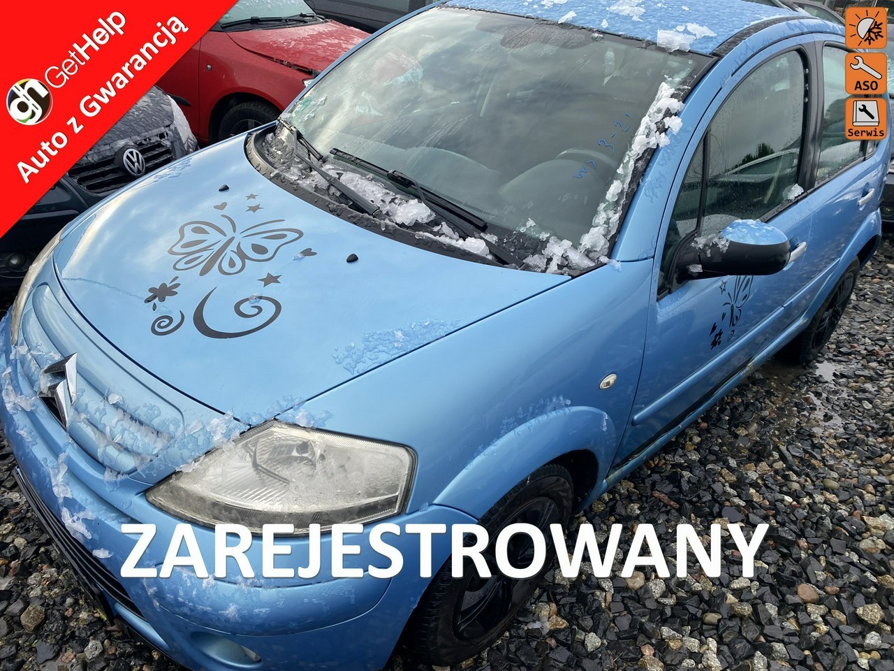 Citroen C3 I Benzyna, niski przebieg, klimatyzacja, isofix, el.szyby i lusterka