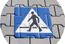 Znaki drogowe z termoplastu dla dzieci do miasteczka rowerowego od Strefy Gier