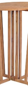 vidaXL Składany zestaw barowy z drewna tekowego, 5 części 44730-3