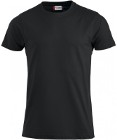 BAWEŁNIANY T-shirt, koszulka gładka kolor czarny CLIQUE (CH Land Warszawa) 