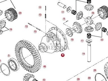 Fendt 924 927 930 933 936 Vario Valtra Obudowa Mechanizmu Różnicowego 934152010260-2