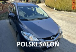 Mazda 5 I 1 rej 2009, 2 wł., 7 miejsc, polski salon, niski przebieg,hak,tempom