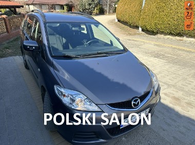Mazda 5 I 1 rej 2009, 2 wł., 7 miejsc, polski salon, niski przebieg,hak,tempom-1