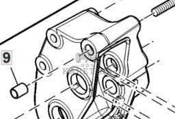 John Deere 6115R Obudowa Przekładni Napinacza AL177919
