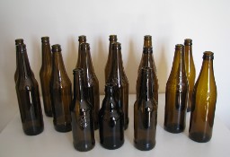 Butelki po piwie – czyste, bez etykiet 