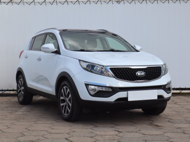 Kia Sportage III , Skóra, Klimatronic, Tempomat, Parktronic, Dach panoramiczny-1