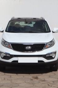 Kia Sportage III , Skóra, Klimatronic, Tempomat, Parktronic, Dach panoramiczny-2