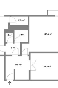 Jasny, przestronny apartament w pobliżu centrum  [NA WYŁĄCZNOŚĆ] -2