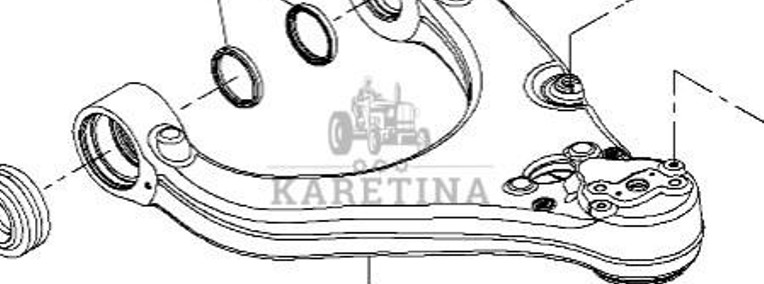 Fendt Vario 1038 1042 1046 1050 GEN 3 Wahacz Kompletny Prawy Prawa Strona F530300051090-1