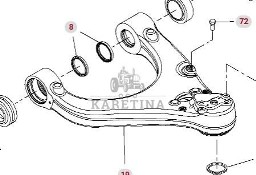 Fendt Vario 1038 1042 1046 1050 GEN 3 Wahacz Kompletny Prawy Prawa Strona F530300051090