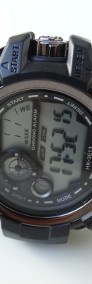 Zegarek wojskowy elektroniczny sportowy LED datownik alarm stoper duży-4