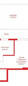 71 m2 ogródka, 3 pokoje, w cenie 23% vat-3