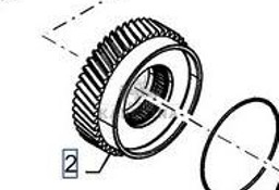 New Holland CR9080 CR 9080 E4 TIER 4 Koło Zębate Zębatka Skrzyni Biegów Przekładni CZĘŚCI 84147918